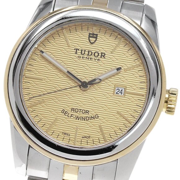 TUDOR Glamor date YG2 tone gold Dial Automatic Ladies Watch_849862 - Picture 1 of 6